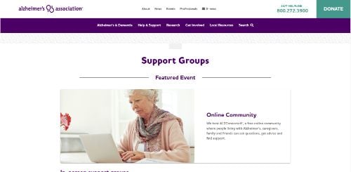 Alzheimers Association - Caregiver Support Group-min